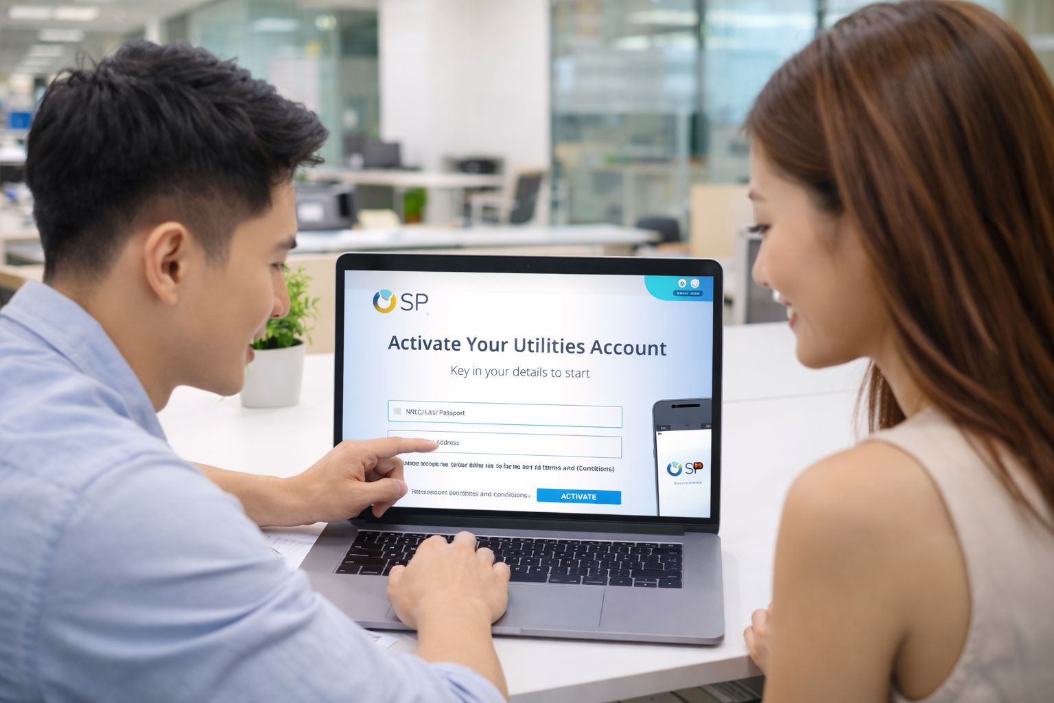 SP Utilities Account Activation