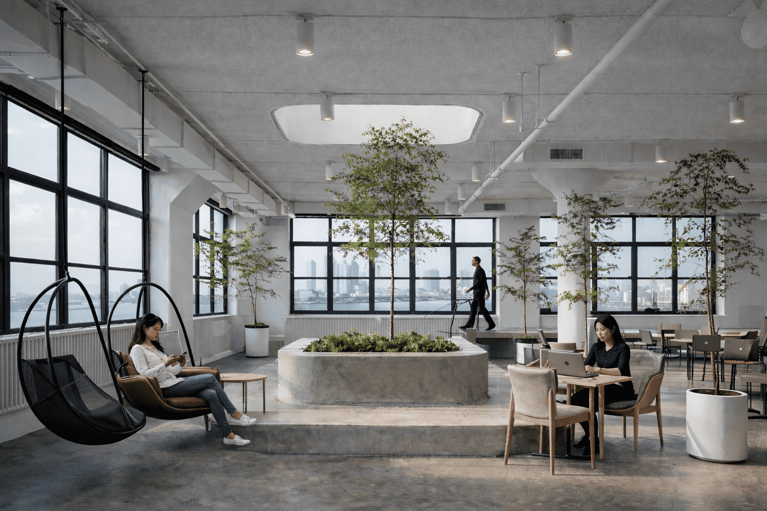 Greenery Office Interior Design Singapore